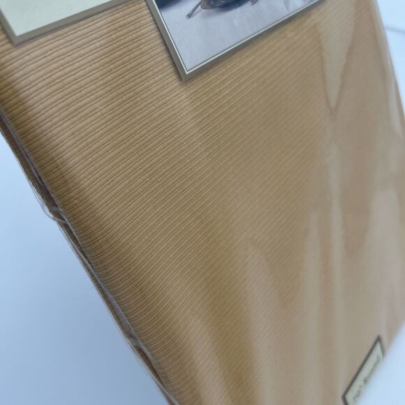 NOS ELRENE HOME FASHIONS 100% POLYESTER Harvest GOLD 70" ROUND TABLECLOTH - Picture 8 of 10